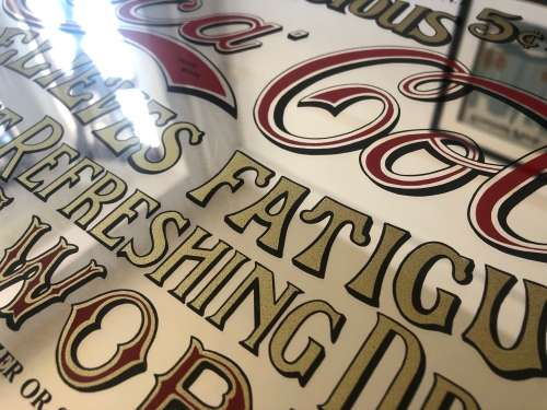 Vintage Coca Cola Mirror