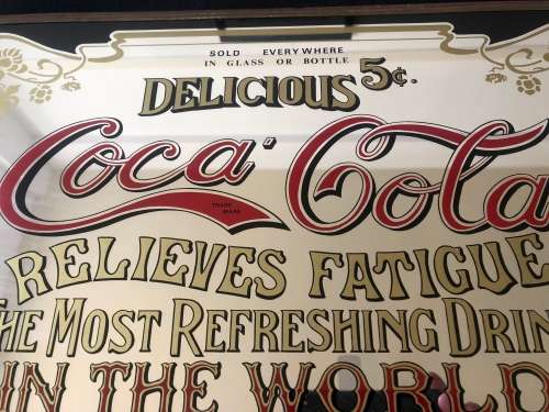 Vintage Coca Cola Mirror