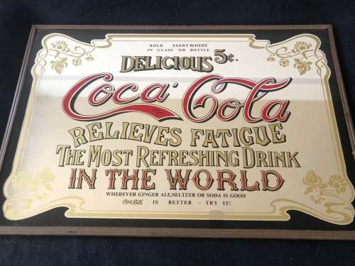 Vintage Coca Cola Mirror