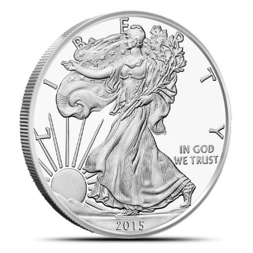 HIGH DEMAND - 1OZ AMERICAN SILVER EAGLE - .999 SOLID SILVER - 2015