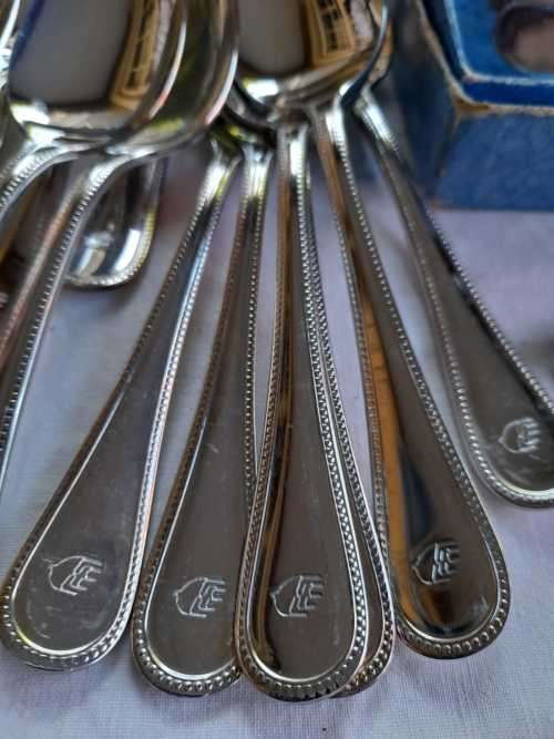 Cutlery from Itely and Vintage Sheffield bone handle cutlery as a lot