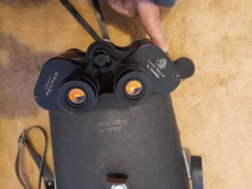 COLLECTION OF 2 VINTAGE ASAHI PENTAX  BINOCULARS IN WORKING ORDER