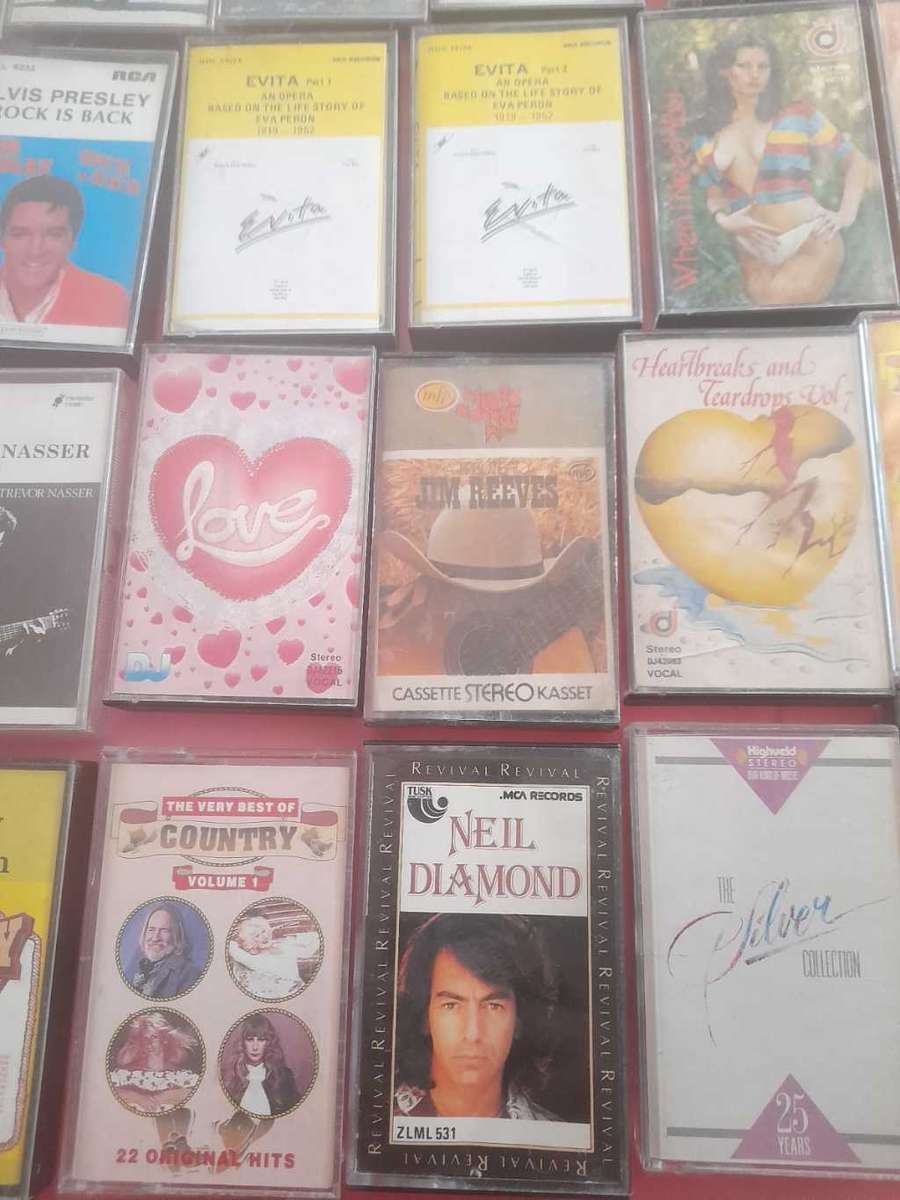 56 Music Tapes as a lot