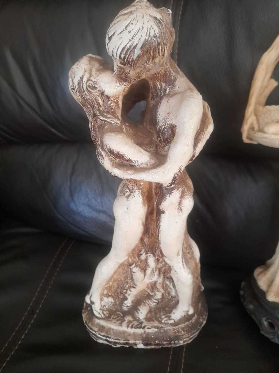 4 Large Figurine - Chinese  - Lots of detail - Height - 48cm and one 40cm sell as a lot