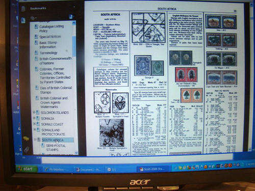 STAMP CATALOGUE OF THE WORLD ON DVD WORK FROM YOUR COMPUTER