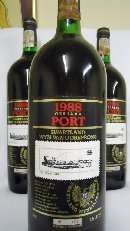 Three Magnum BOTTLES 1.5 litre Swartland Port, all 1988 vintage Red Wine, (limited Edition Beperkte