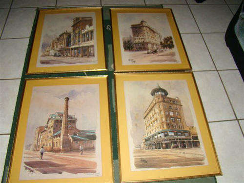 Malachi Smith  Signed Print Collection all four SIGNED 57 BY 73cm shipping will be R80