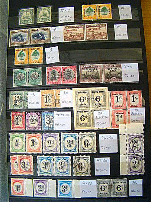 NICE S.W.A STAMP COLECTION IN A ALBUM HIGH VALUE Catalogue at R22000