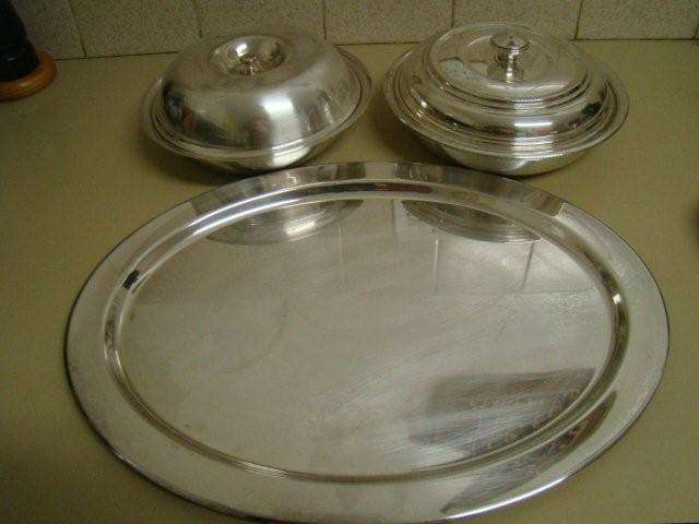 3 SILVER PLATED ITEMS FOR ONE BID SHIPPING WILL BE R35