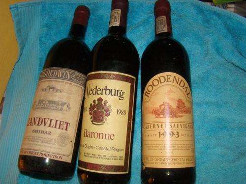 THREE BOTTELS WINE. Shipping will be R35