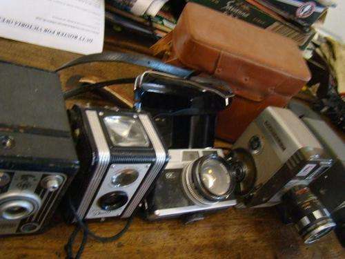 5 old cameras & camcorders SHIPPING WILL BE R35