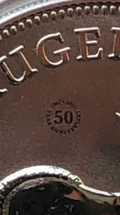 2x 2017 1 Oz Silver Krugerrand Premium Uncurculated- 50th Anniversary