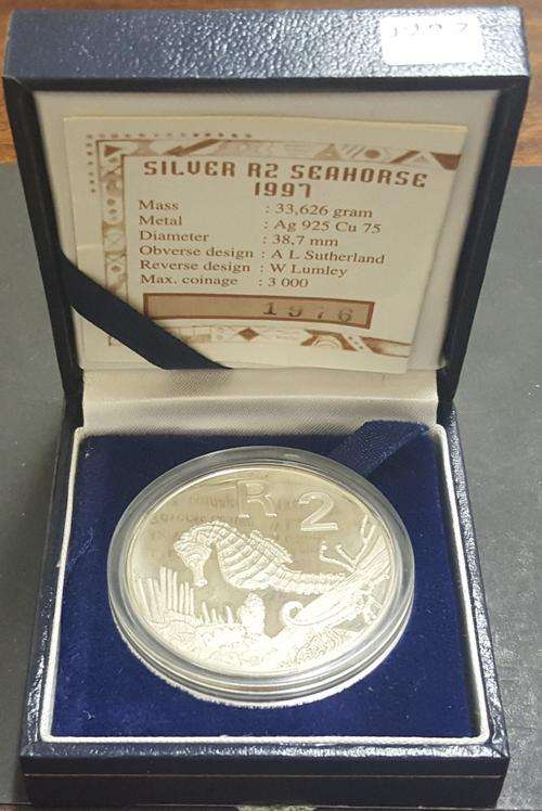 1997 Sea Horse R2 - SILVER - ***IN BOX WITH CERT***