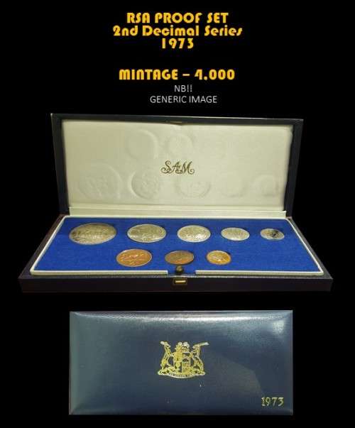 1973 RSA [SHORT PROOF SET] MINTAGE 4000