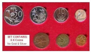 1974 RSA Long Proof Set - No Gold & Silver