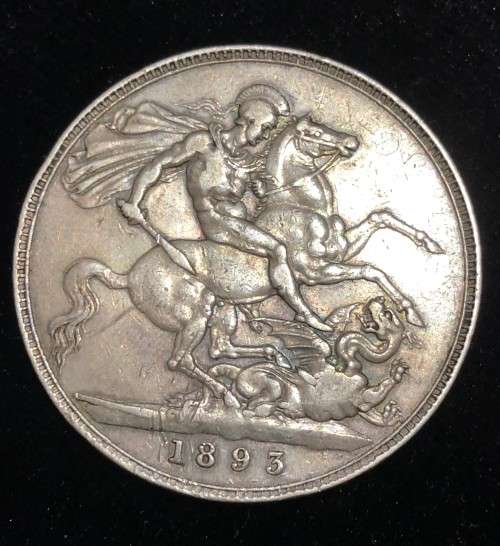 1893 Great Britain Silver Crown LV1