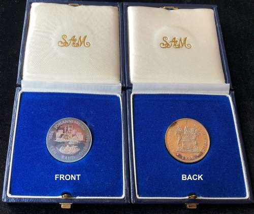 1986 JOHANNESBURG PROOF SILVER R1