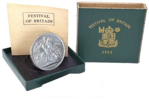 1951 Festival of Britain Crown, George VI