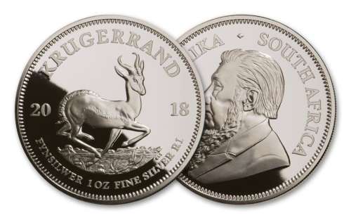 SILVER 1oz PROOF KRUGERRAND (Cheapest on BOB)