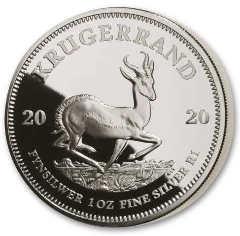 2020 SILVER 1oz PROOF KRUGERRAND