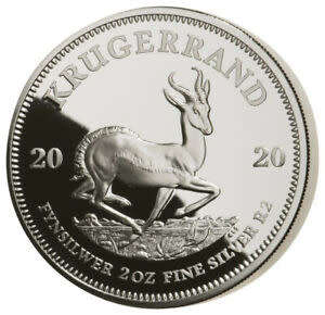 2020 SILVER *2oz* PROOF KRUGERRAND (First Ever)