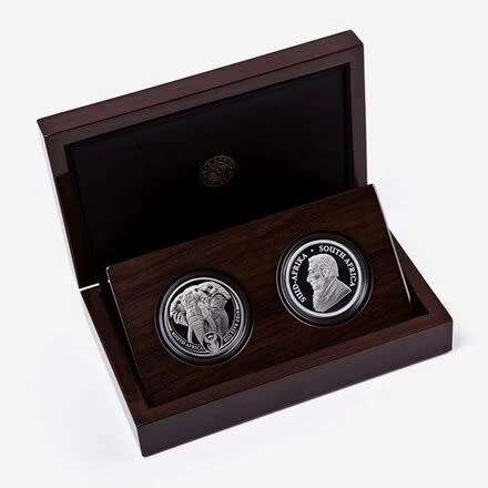 2019 Big 5 Silver Elephant & Krugerrand Proof Set