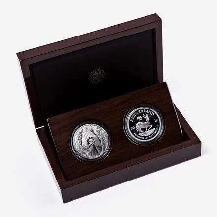 2019 Big 5 Silver Elephant & Krugerrand Proof Set