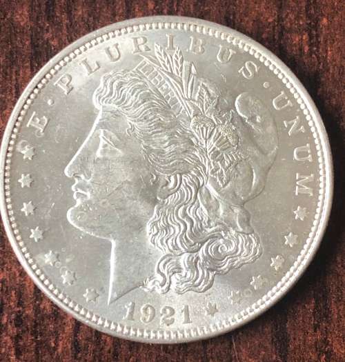 1921 USA Morgan Silver Dollar