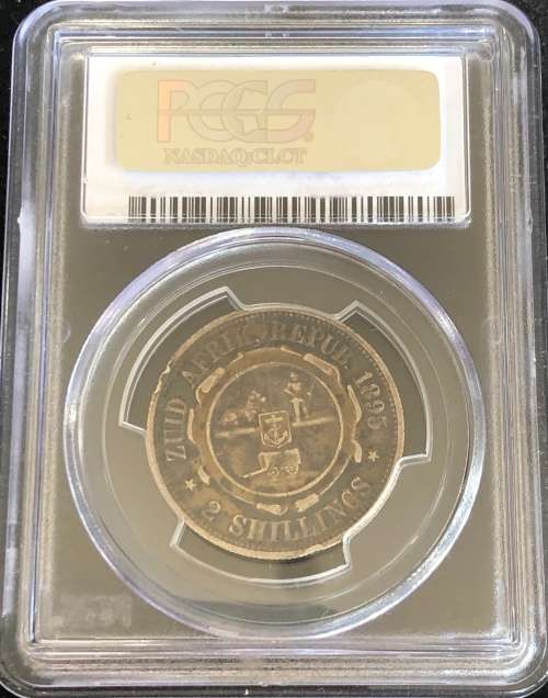 1895 ZAR 2 Shillings (XF40)