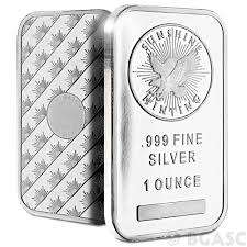 Sunshine Mint Pure 1oz SILVER Bars