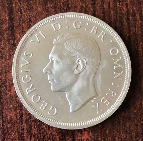 1937 British Coronation SILLVER Crown (Proof)