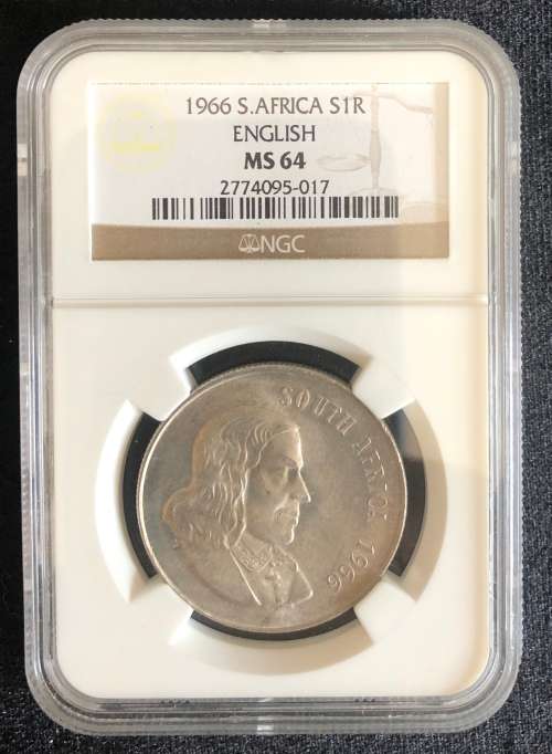 1966 SILVER R1, English (MS64)