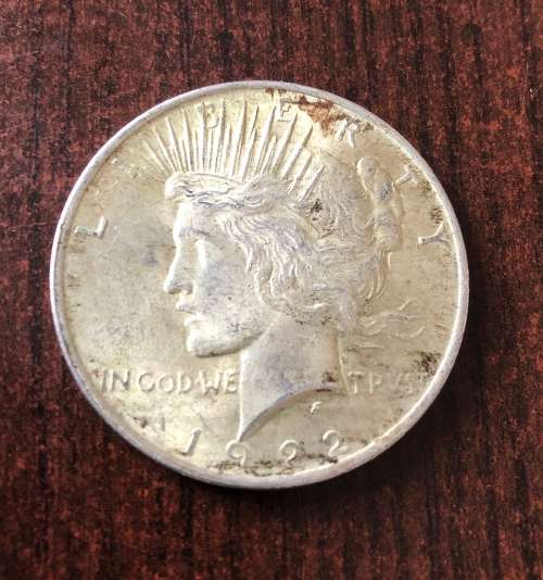 1922 USA Silver Peace Dollar