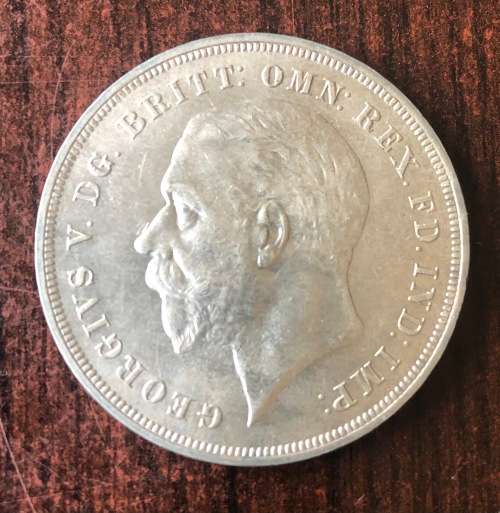 1935 Great Britain SILVER Crown / 5 Shillings