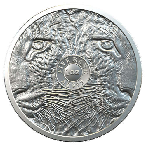 2020 BIG 5 Silver 1oz Leopard BU Coin