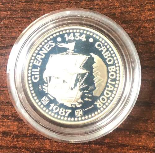 1987 Republica Portuguesa 100 Escudos SILVER Proof Coin