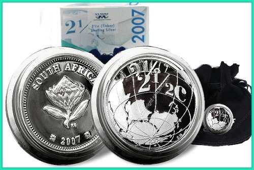 2007 Proof SILVER Tickey 2½ c International Polar Year Coin