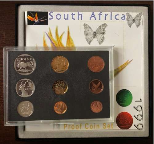 1999 South Africa Proof Coin Set
