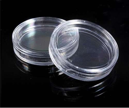 Clear Round Coin Capsules (20mm) - 100 Pack