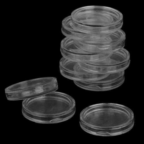 Clear Round Coin Capsules (22.5mm)