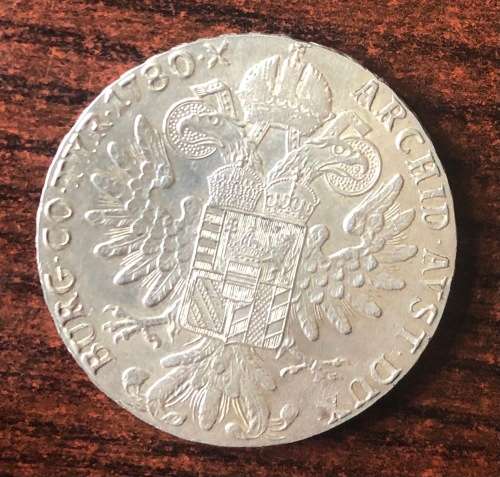 1780 Maria Theresia, SILVER 1 Thaler