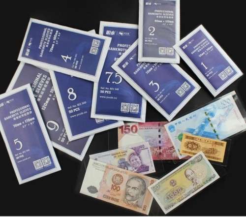 Banknote Sleeves #4 (70mm x 160mm)