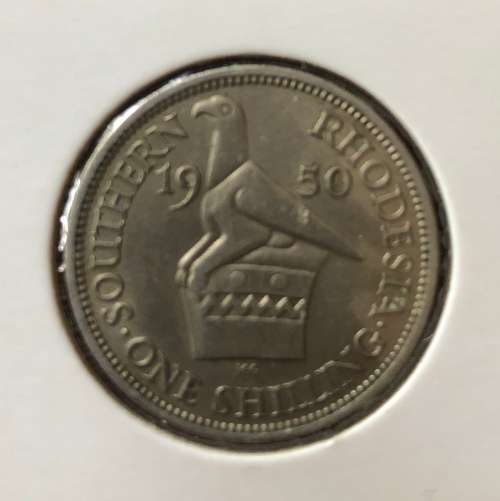 1950 Southern Rhodesia One Shilling
