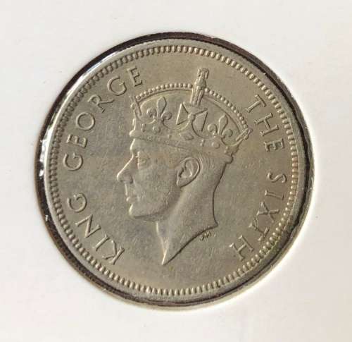 1950 Southern Rhodesia One Shilling