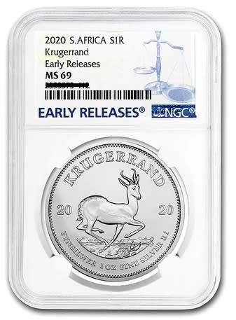 2020 SILVER Krugerrand (MS69)