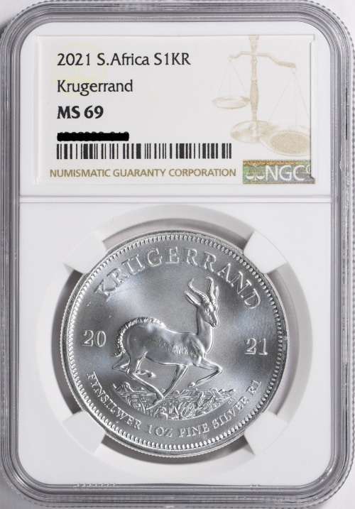 2021 SILVER Krugerrand (MS69)