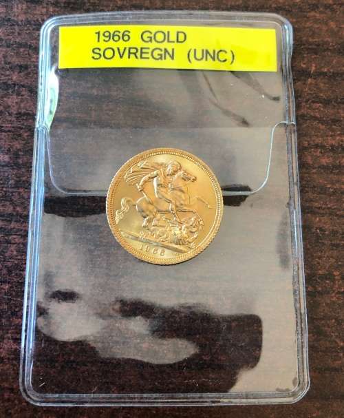 1966 GOLD Sovreign (UNC)