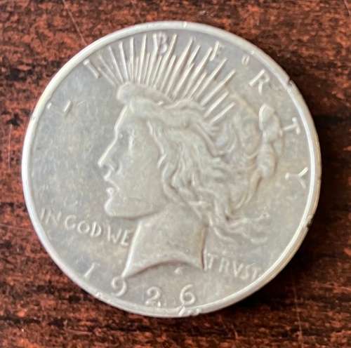1926 USA SILVER Peace Dollar ($1)