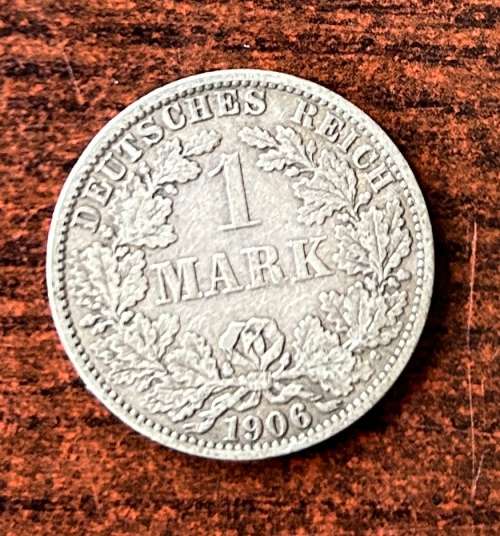 1906 Germany SILVER 1 Mark