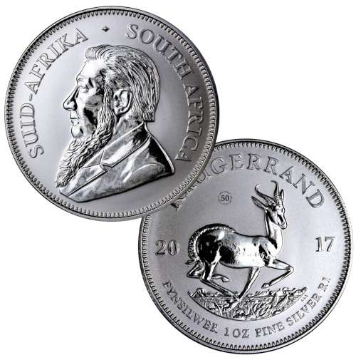2017 SILVER 1oz PU Krugerrand (50th Anniversary)
